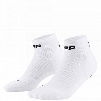 CEP Core Run 5.0 Low Cut Compression Socks Herren | White