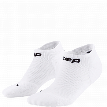 CEP Core Run 5.0 No Show Compression Socks Herren | White