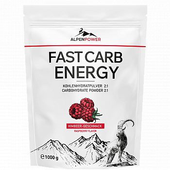 AlpenPower Fast Carb Energy Drink | 1000 g Beutel