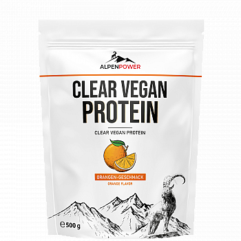 AlpenPower Clear Vegan Protein | 500 g Beutel