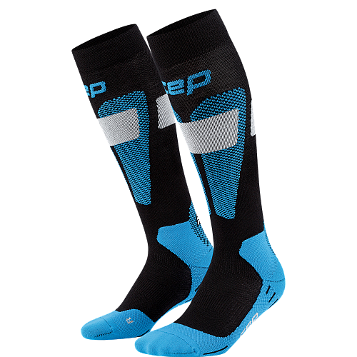 CEP Ski Merino Compression Socks Herren | Black Blue