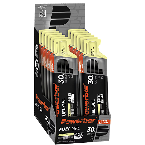 Powerbar Fuel Gel 30 | Box mit 12 Gels | MHD 30.06.26