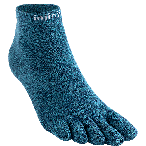 Injinji Liner Mini Crew Zehensocken | Ocean Blue | Ultrad�nn
