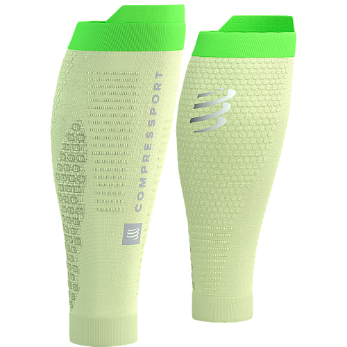 COMPRESSPORT Compression Calf Sleeves R2V3 | Lime