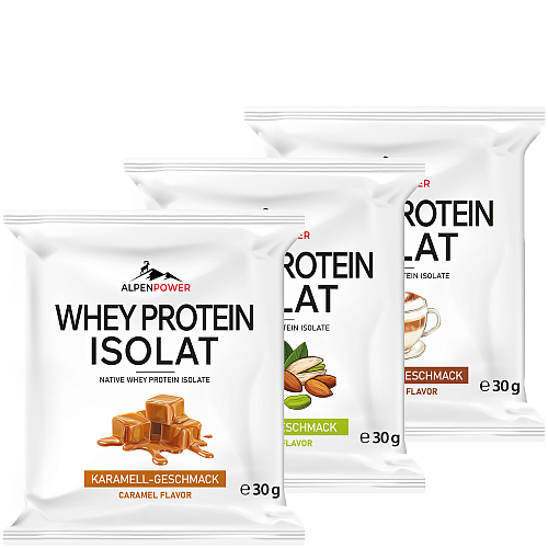 AlpenPower Whey Isolat Protein Shake Testpaket