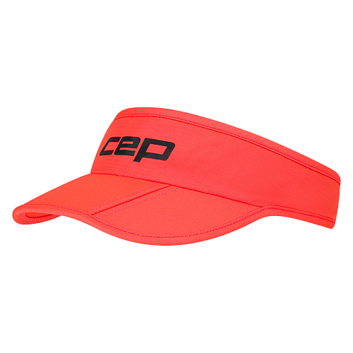 CEP Run Foldable Visor | Faltbare Schildkappe | Neon Coral