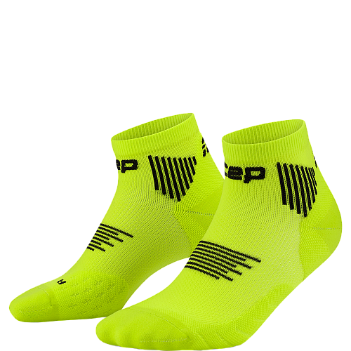 CEP Core Run 5.0 Low Cut Compression Socks Herren | Lime Black