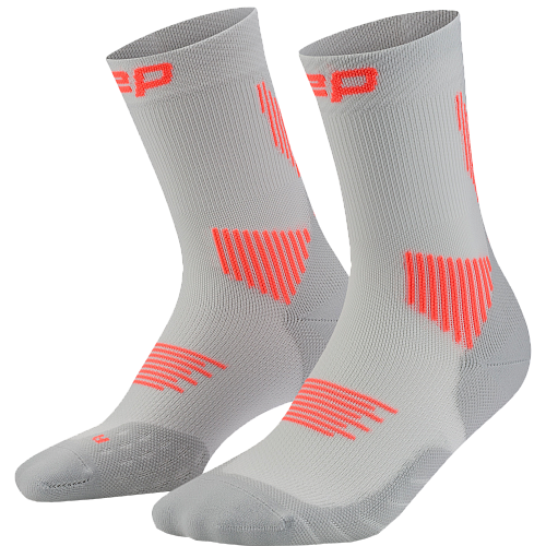 CEP Core Run 5.0 Mid Cut Compression Socks Herren | Grey