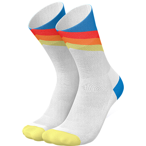 INCYLENCE Running High Cut Socks | Grades Blue Inferno