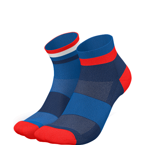 INCYLENCE Running Low Cut Socks | Bands Tricolore