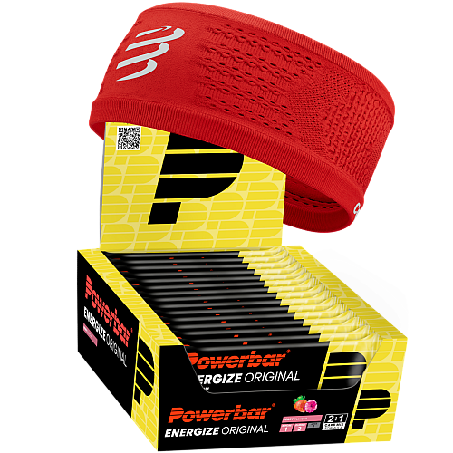Powerbar Energize Original Bar | 15 Riegel + Stirnband (WIDE)