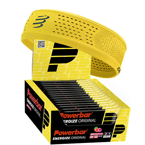 Powerbar Energize Original Bar | 15 Riegel + Stirnband (THIN)