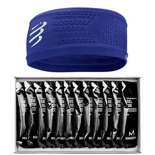 MAURTEN Gel 100 Hydrogel | 12 Gels + Stirnband (WIDE)