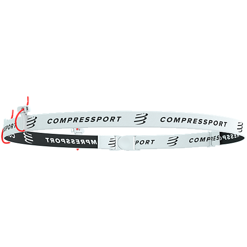 COMPRESSPORT Race Belt Startnummernband | White