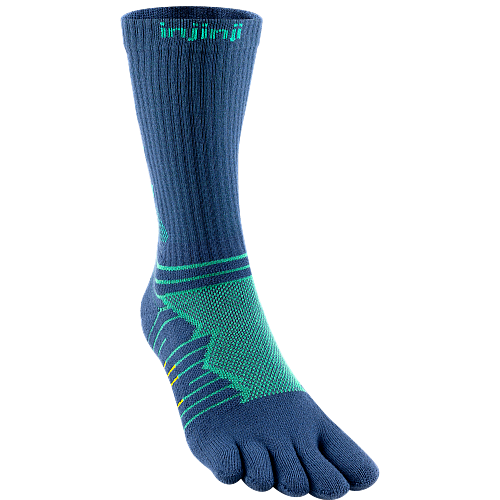 Injinji Ultra Run Crew Zehensocken | Poseidon | Mitteldick