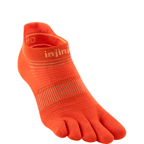 Injinji Run Lightweight No Show Zehensocken | Flame | D�nn
