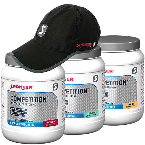 SPONSER Competition Sportdrink | Aktion mit Sponser Cap