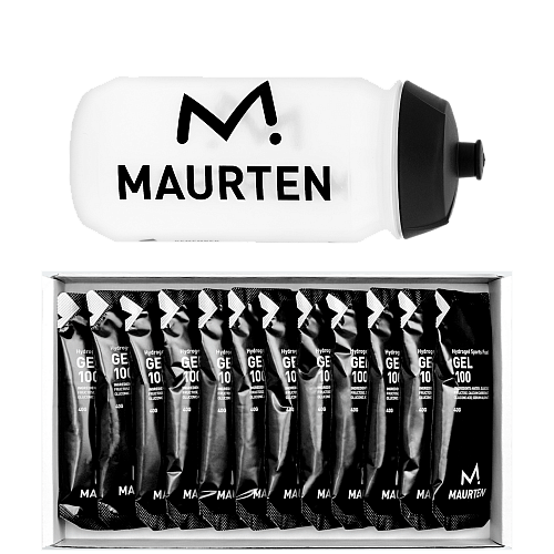 MAURTEN Gel 100 Hydrogel  | 12 Gels + Trinkflasche