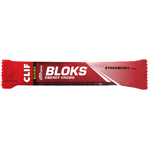 CLIF BLOKS Energy Chews Strawberry | MHD 28.08.26