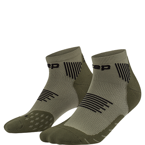 CEP Core Run 5.0 Low Cut Compression Socks Herren | Olive