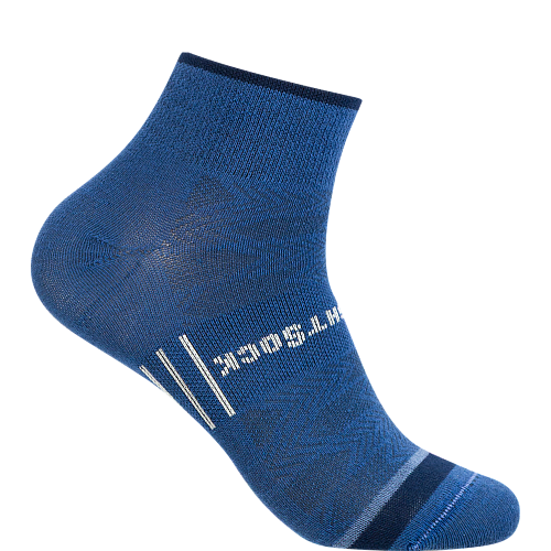 WRIGHTSOCK Coolmesh II Quarter | Denim Blue | D�nn