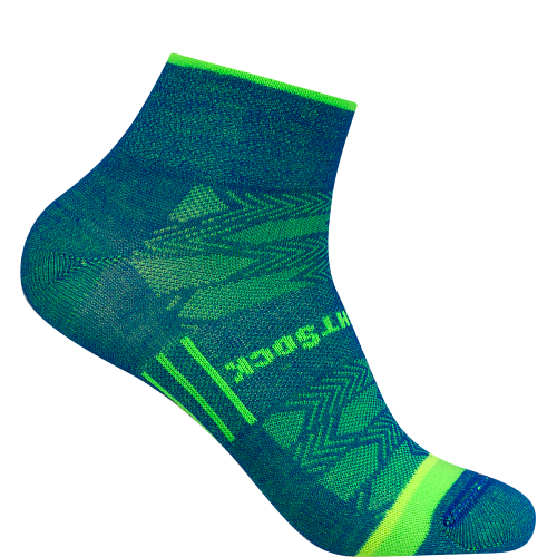WRIGHTSOCK Coolmesh II Quarter | Seafoam | D�nn