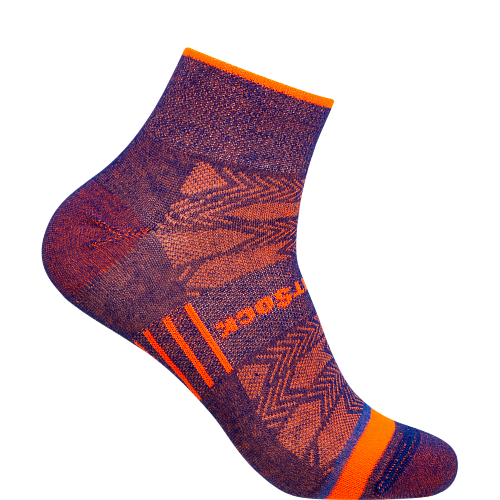WRIGHTSOCK Coolmesh II Quarter | Royal Orange | D�nn
