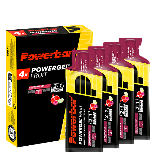 Powerbar PowerGel Fruit | 4 Gels | MHD 31.03.28
