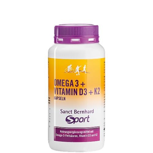 Sanct Bernhard Sport Omega 3 + Vitamin D3 + K2 Kapseln