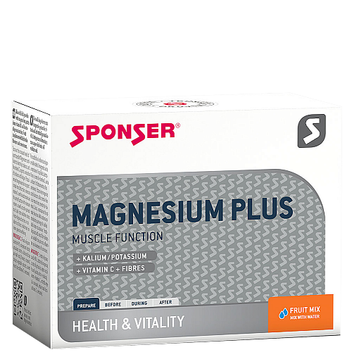 SPONSER Magnesium Plus Drink | Box mit 20 Beutel