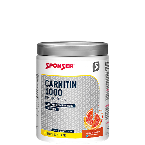 Sponser Carnitin 1000 Mineraldrink Red Orange (400 g Dose)