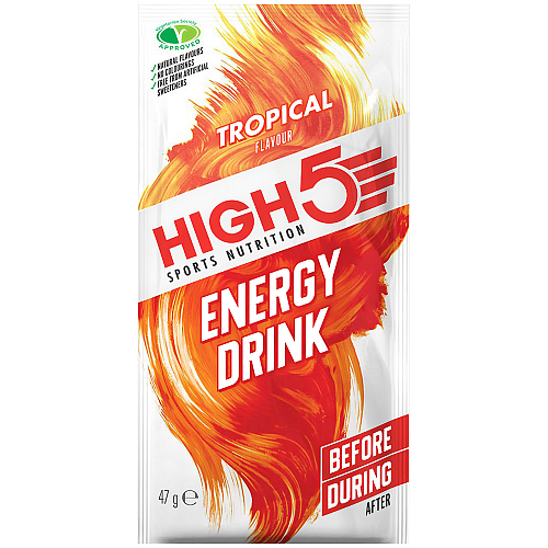 HIGH5 Energy Drink | 47 g Portionsbeutel Tropical | Vegan