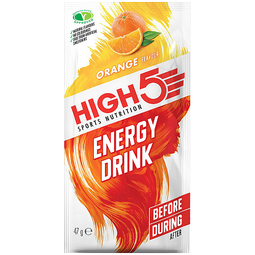 HIGH5 Energy Drink | 47 g Portionsbeutel Orange | Vegan