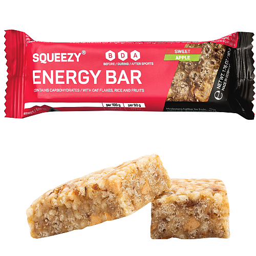 Squeezy Energy Bar Sweet Apple | 50 g Riegel