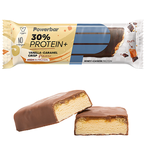 PowerBar 30% ProteinPlus Proteinriegel Karamell-Vanilla-Crisp