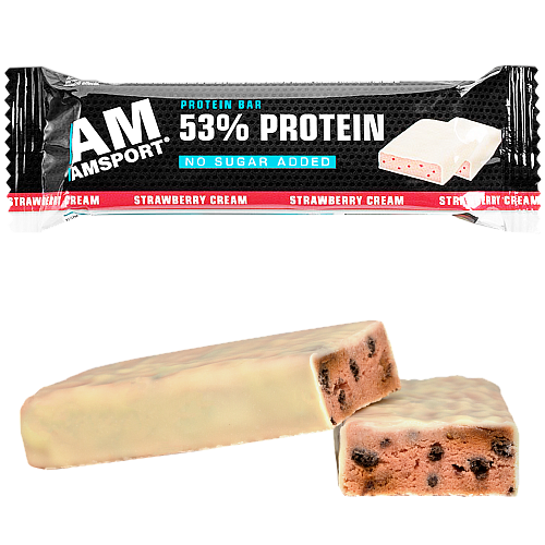 AMSPORT High Protein Bar 53% Strawberry (50 g)