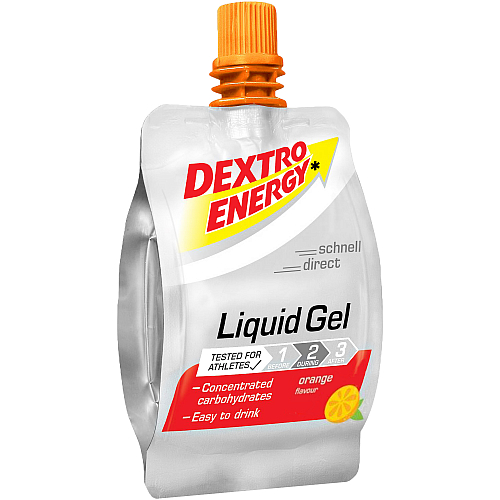 DEXTRO ENERGY Liquid Gel Testpaket Orange
