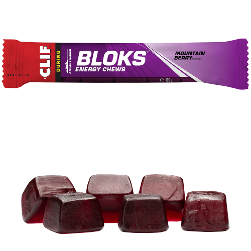 Clif Shot Bloks Energy Chews Energie Fruchtgummi Mountain Berry