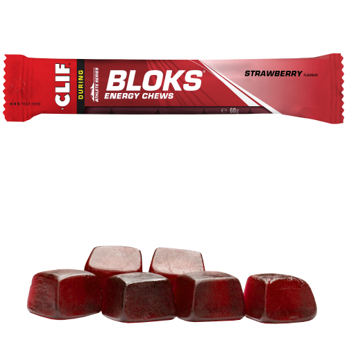 Clif Shot Bloks Energy Chews Energie Fruchtgummi Strawberry