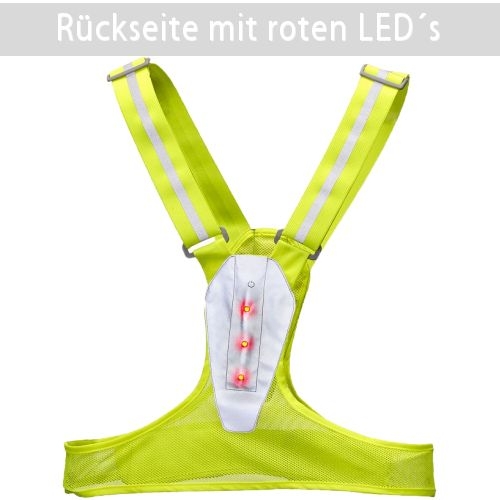 NATHAN Light Fit LED Vest *Reflektionsweste* - Bild 1