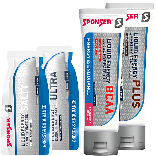 SPONSER Liquid Energy Gel Testpaket | Topseller