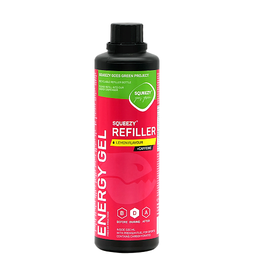 Squeezy Energy Gel Refiller Citrus + Koffein (500 ml)