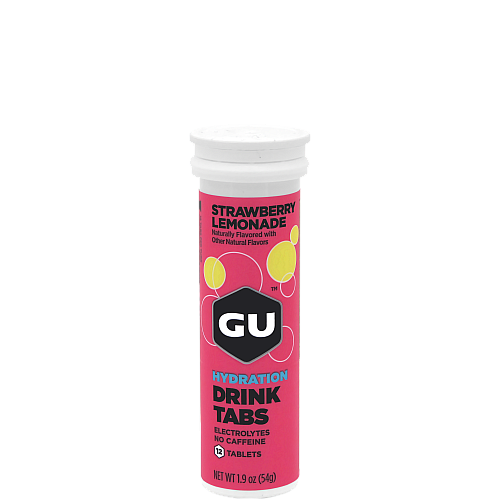 GU Elektrolyte Drink Tabs | Brausetabletten Strawberry Lemonade