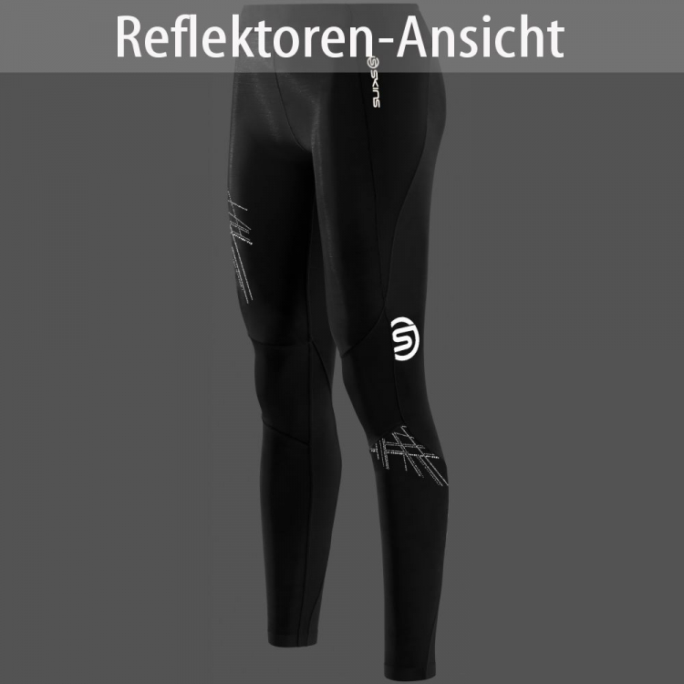 Produktbild von Skins Damen A400 Compression Capri 3/4 Kompressions-Hose In Schwarz