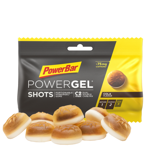 PowerBar PowerGel Shots Weingummi Kohlenhydrategel Cola