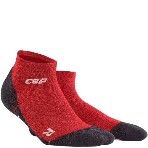 CEP Outdoor Light Merino Low Cut Compression Socks Damen | Deep Magma