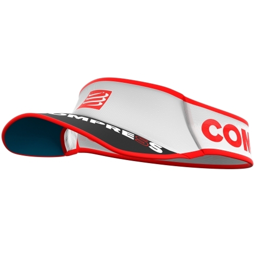 Compressport Ultralight Visor Cap V2 wei-rot