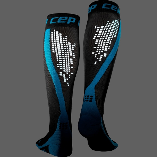 CEP Run Nighttech Compression Socks Herren | Black Blue - Bild 2
