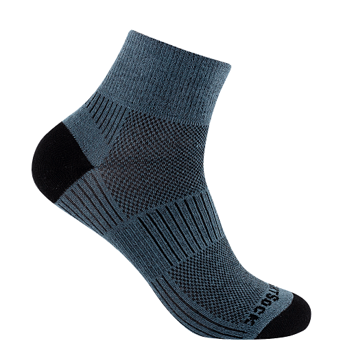 WRIGHTSOCK Coolmesh II Quarter | Grey | Dnn