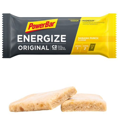 PowerBar Energize Original Riegel Kohlenhydratriegel Banana-Punch